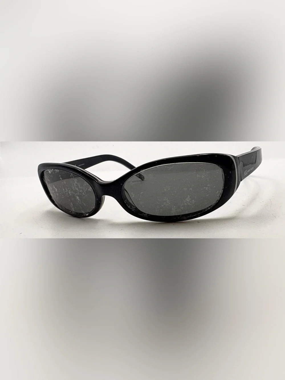 Anne Klein AK5127 Black Oval Sunglasses Frames Only